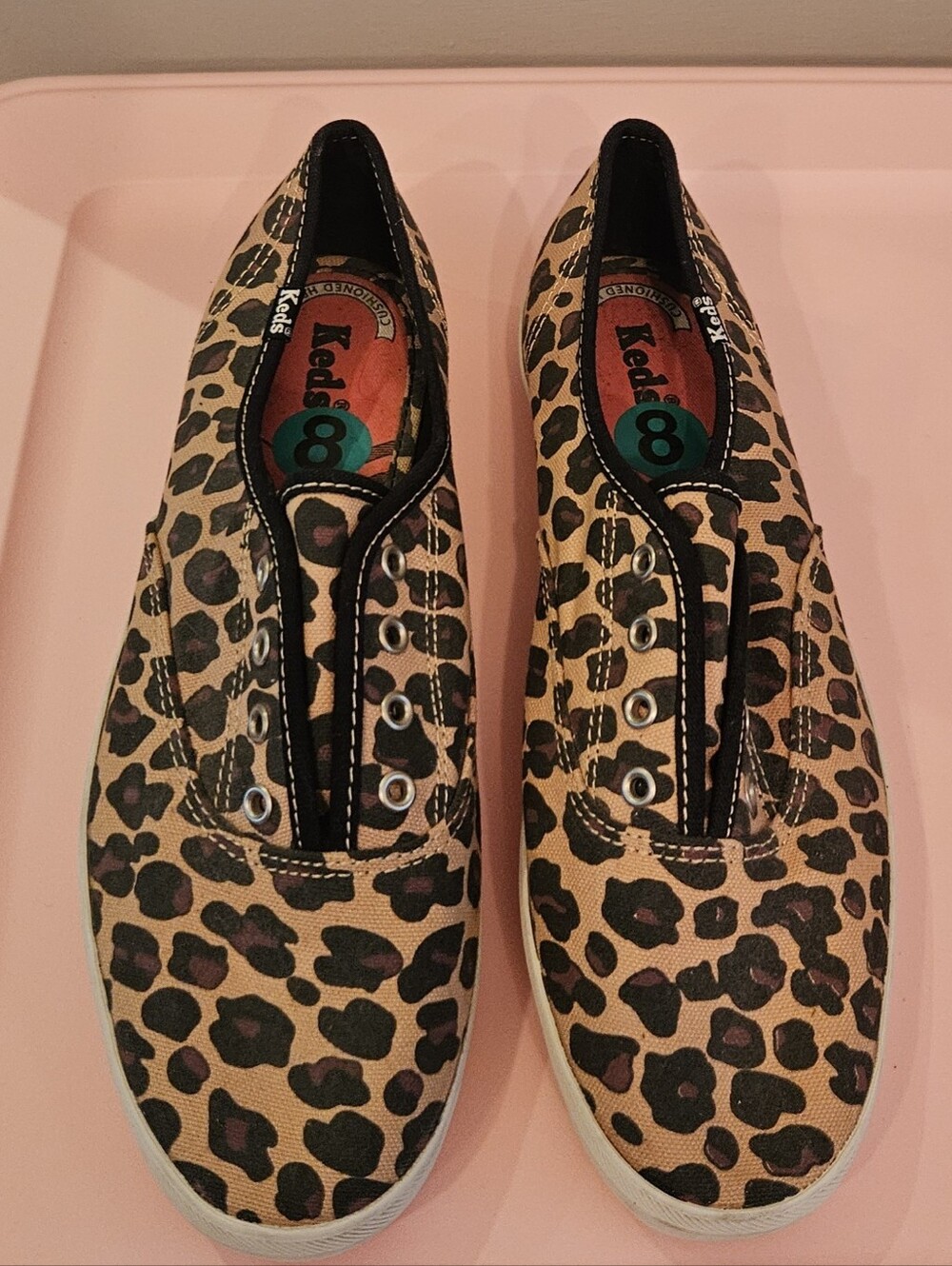 Keds Women’s Leopard Print Slip-On Sneakers🐆
